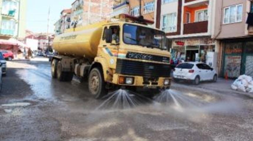 Toz Su İle Engelleniyor