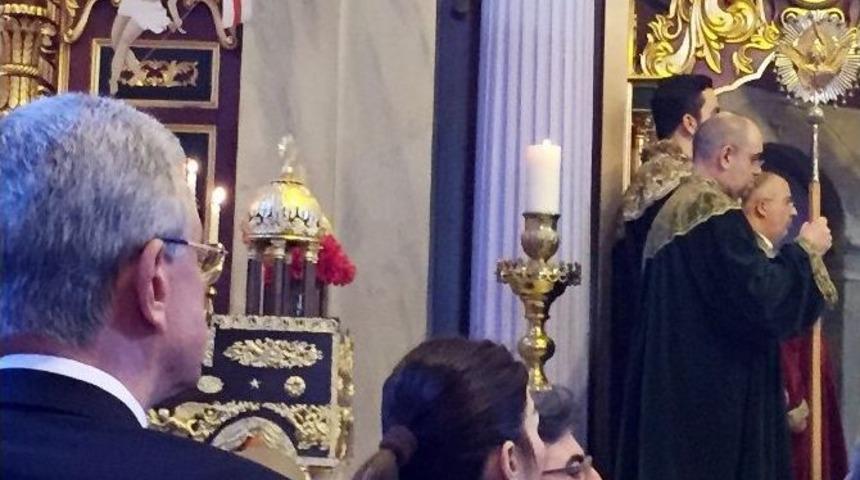 Bakan Bozkır, Meryem Ana Kilisesi&rsquo;ndeki &lsquo;1915&rsquo; Ayinine Katıldı