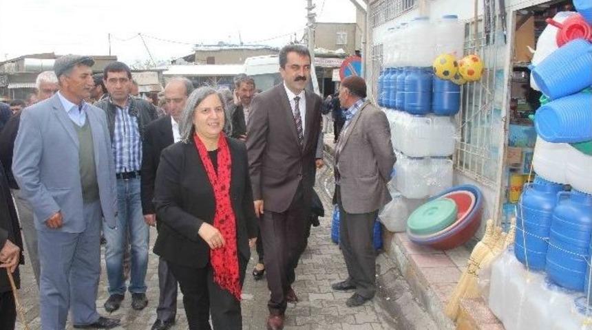 Kışanak, Kulp İl&ccedil;esini Ziyaret Etti