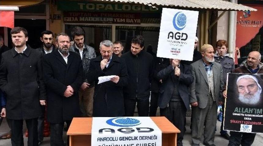 Agd G&uuml;m&uuml;şhane&rsquo;de Mısır&rsquo;da Ki Hukuksuzlukları Protesto Etti