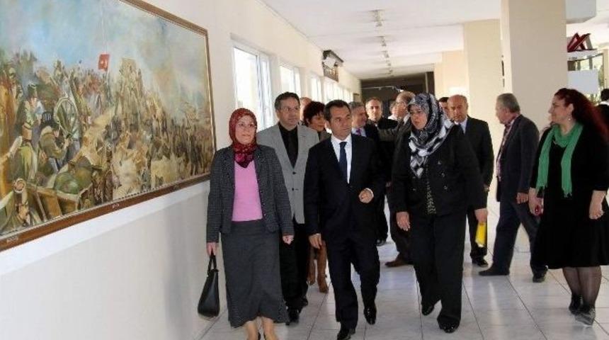 İl Milli Eğitim Müdürü Gülay, Atso Anadolu Güzel Sanatlar Lisesi’ni Ziyaret Etti