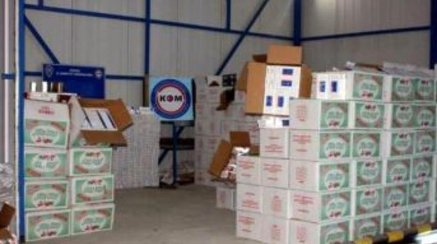 D&uuml;zce'de 147 Bin Ka&ccedil;ak Sigara Ele Ge&ccedil;irildi