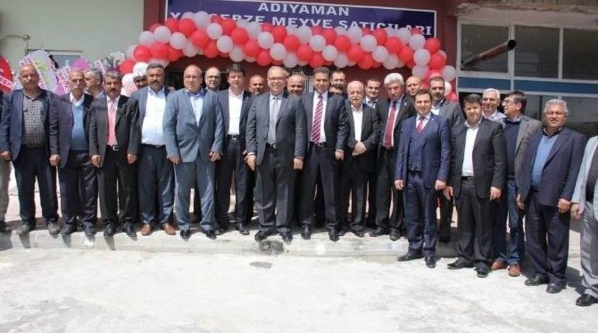 Yaş Sebze Meyve Satıcıları Esnaf Odası Binasının A&ccedil;ılışı Yapıldı