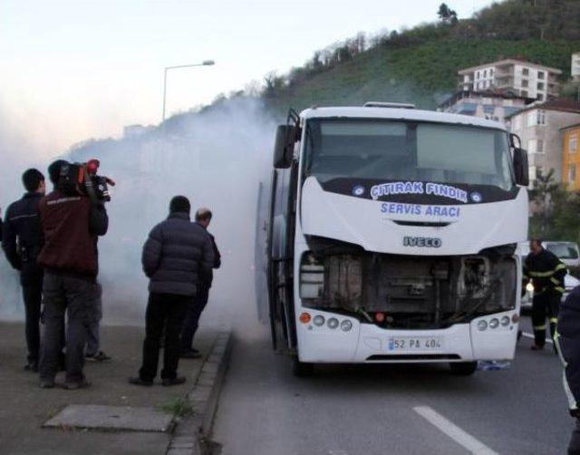 Midibüste Yangın Korkuttu