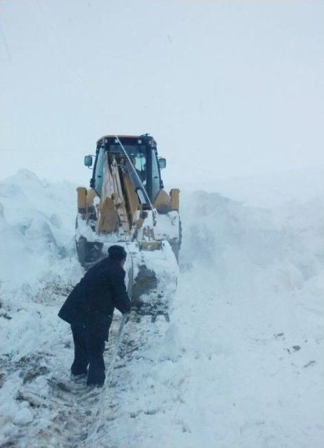 Erzurum’da Kar Adam Boyunu Geçti