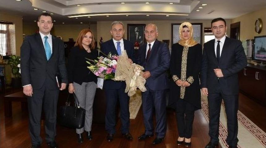 T&uuml;ik Heyetinden Vali B&uuml;y&uuml;k&rsquo;e Ziyaret