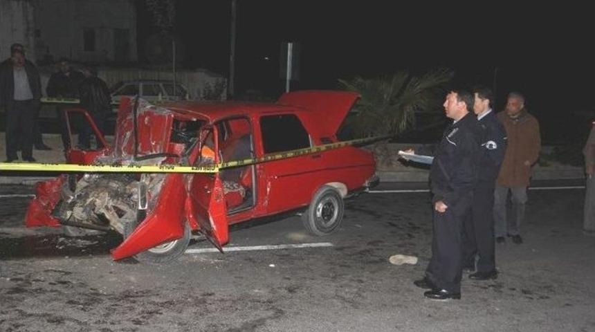 Mut&rsquo;ta Trafik Kazası: 1 &Ouml;l&uuml;, 3 Yaralı