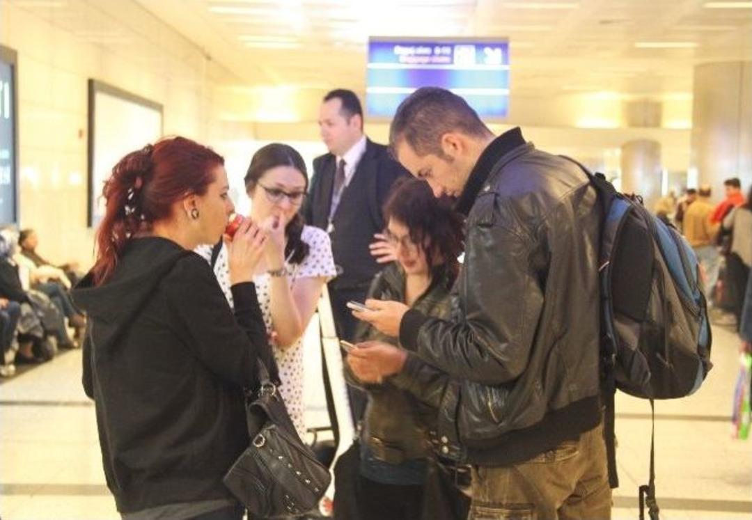 U&ccedil;akta Dehşet Yolcular Tarafından G&ouml;r&uuml;nt&uuml;lendi