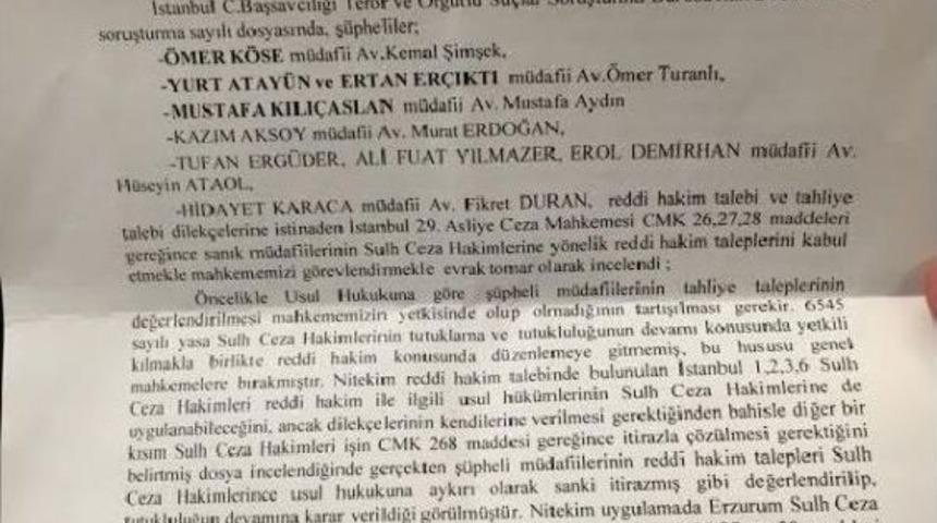 İstanbul Adalet Sarayı'nda Tahliye Bilmecesi