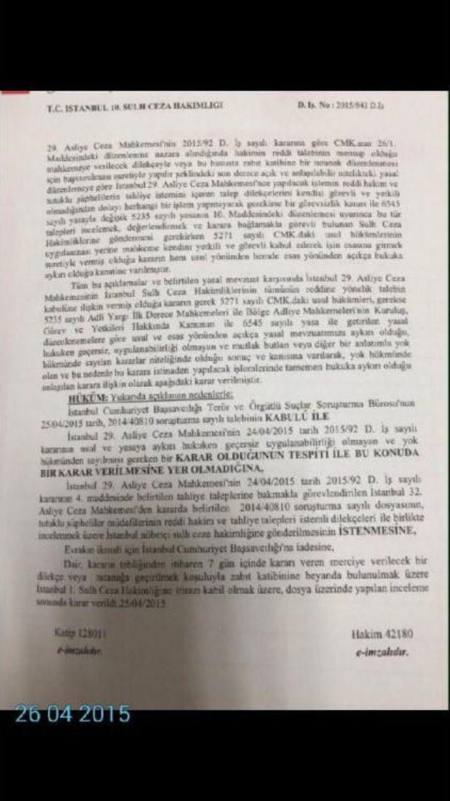 İstanbul Adalet Sarayı'nda Tahliye Bilmecesi