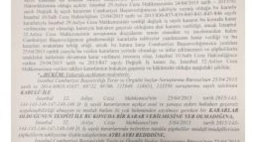 Başsavcılık&rsquo;tan &ldquo;tahliye Bilmecesi&rdquo; Ne A&ccedil;ıklama