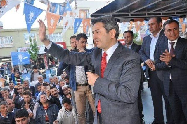 Ak Parti Kahta Seçim Karargahının Açılışı Yapıldı