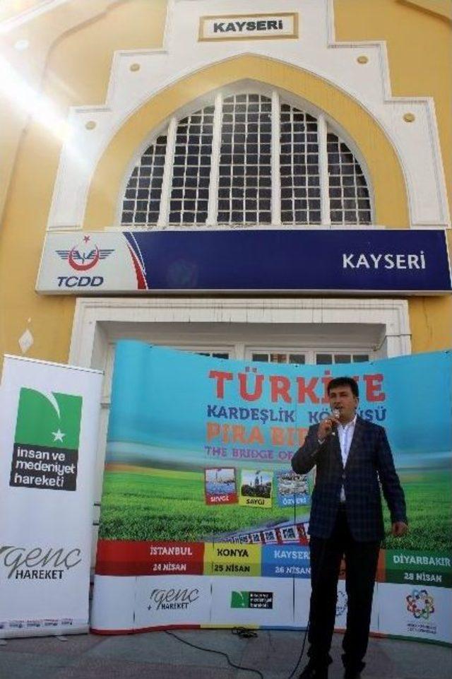 ‘kardeşlik Köprüsü Treni’ Kayseri’de