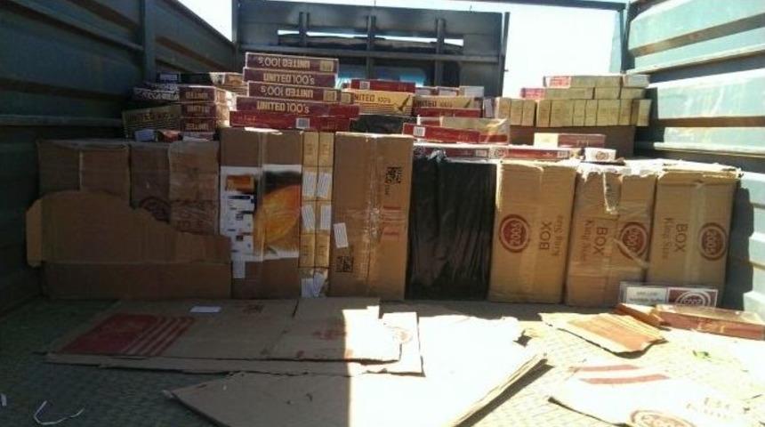 Gaziantep&rsquo;te 23 Bin Paket Ka&ccedil;ak Sigara Ele Ge&ccedil;irildi