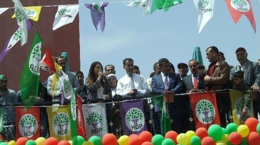 Hdp Malazgirt&rsquo;te Se&ccedil;im B&uuml;rosu A&ccedil;tı