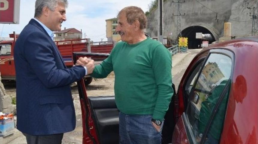 Ak Parti Trabzon Milletvekili Adayı Dr. Adnan G&uuml;nnar Se&ccedil;im Gezilerini S&uuml;rd&uuml;r&uuml;yor