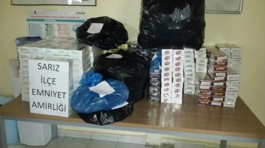 Aracın Arka Tamponuna Gizlenmiş 4 Bin 390 Paket Ka&ccedil;ak Sigara Ele Ge&ccedil;irildi