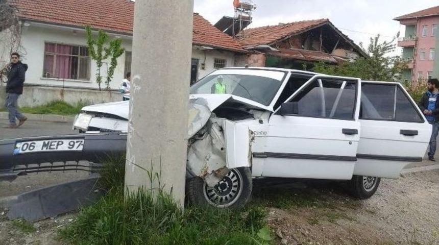 &Ccedil;orum&rsquo;da Trafik Kazası: 1 Yaralı