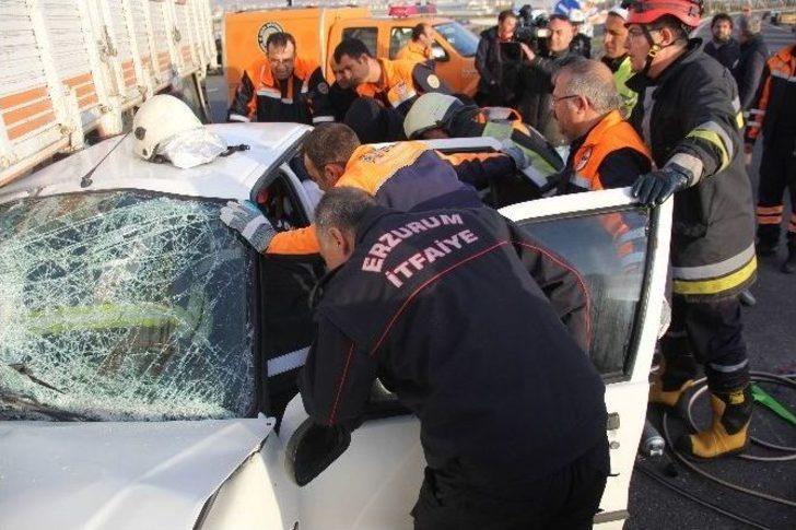 Erzurum’da Trafik Kazası: 5 Askeri Personel Yaralı G1