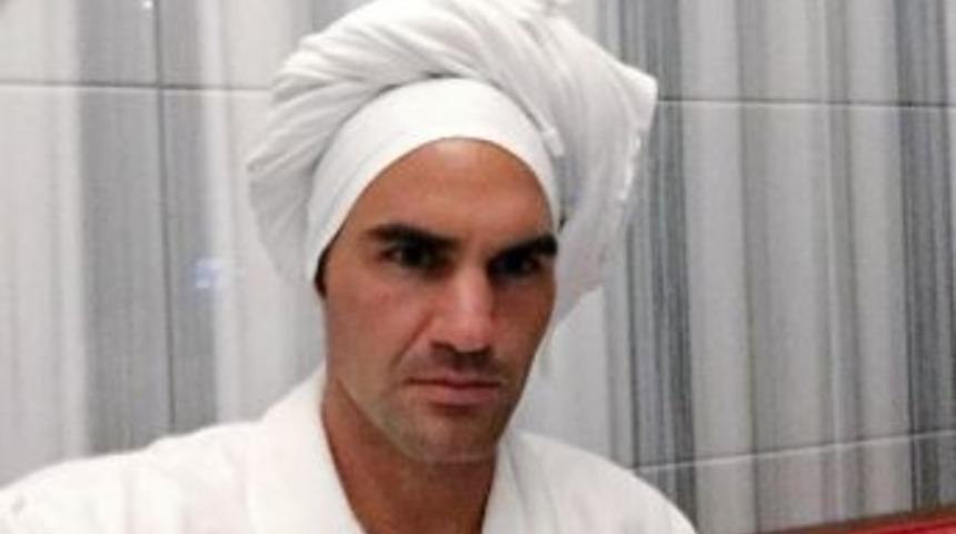 Federer&rsquo;in Hamam Keyfi