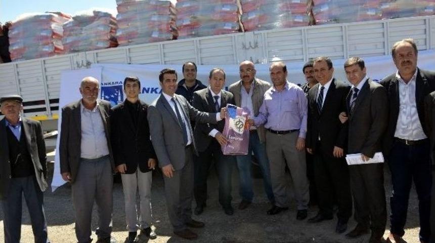 B&uuml;y&uuml;kşehir Belediyesi&rsquo;nden Kazanlı &Ccedil;ift&ccedil;ilere Destek