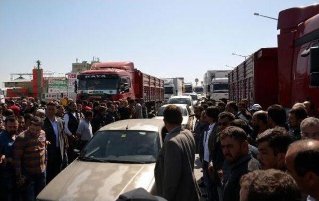 Kayseri’De Kamyoncular, 'mazot  Pahalı' Diye 2 Saat Yol Kapattı