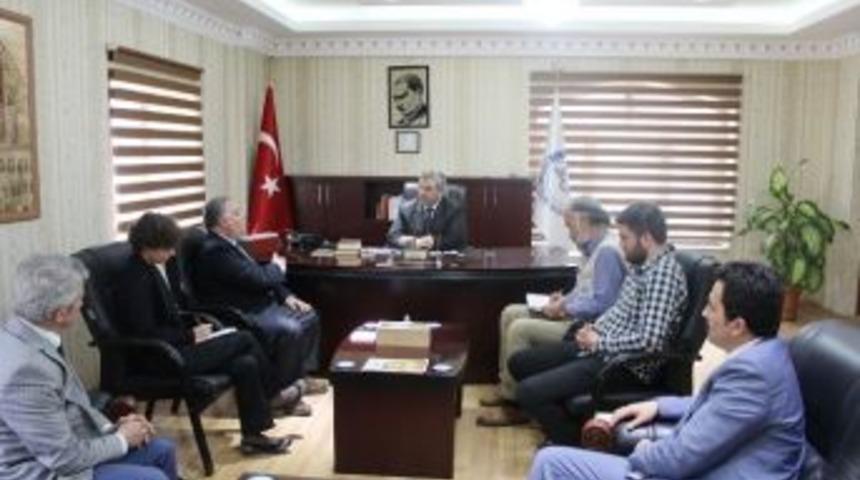 Bm Heyetinden Mardin M&uuml;ft&uuml;s&uuml; Coşkun&rsquo;a Ziyaret