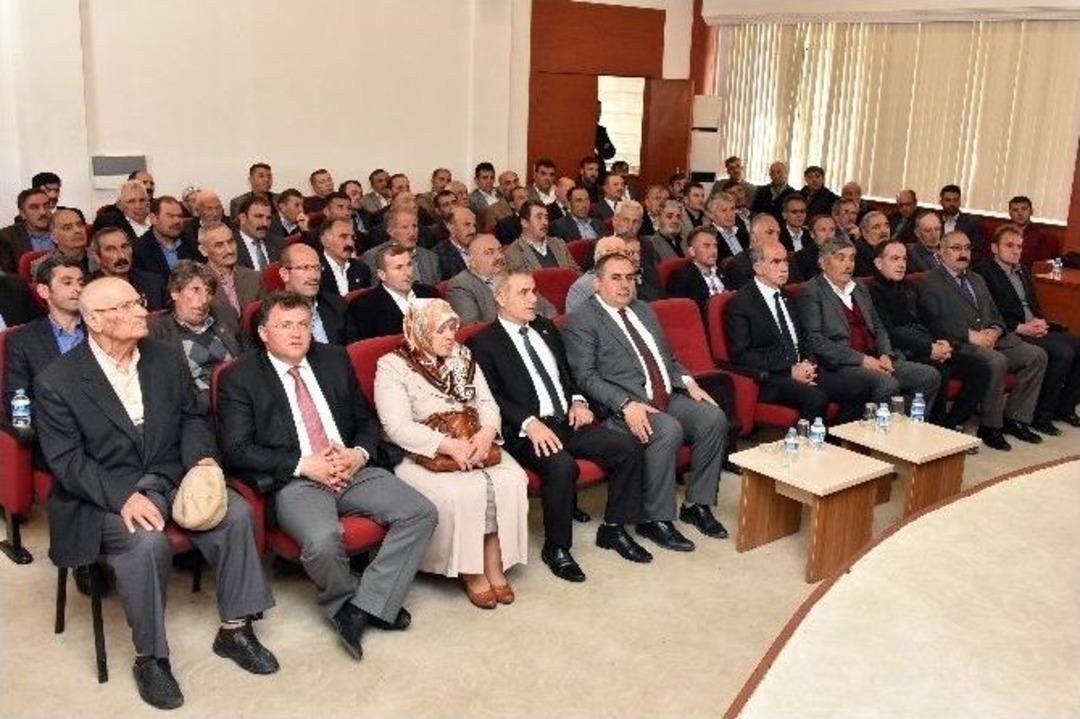 G&uuml;m&uuml;şhane Merkez İl&ccedil;e K&ouml;ylere Hizmet G&ouml;t&uuml;rme Birliği Olağan Genel Kurul Toplantısı Yapıldı