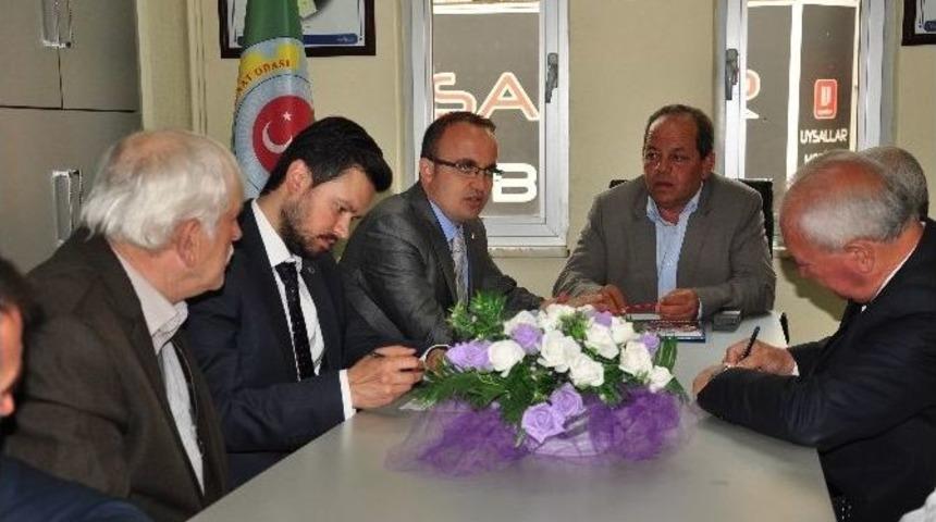 Turan Lapseki&rsquo;de Stk&rsquo;ları Ziyaret Etti