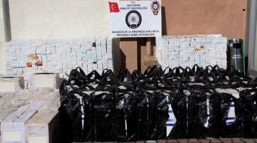 Adıyaman&rsquo;da Ka&ccedil;ak Sigara Ele Ge&ccedil;irildi