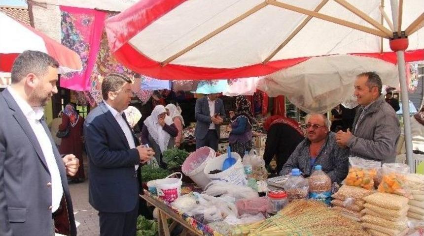 Ak Parti Milletvekili Yılmaz Tun&ccedil;, Esnaf Ziyaretlerinde