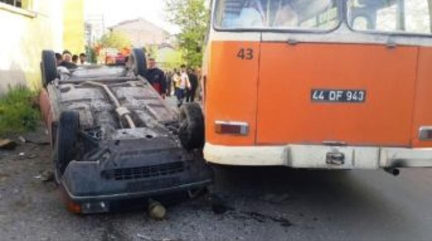 Takla Atan Ara&ccedil;tan Burnu Bile Kanamadan &Ccedil;ıktı