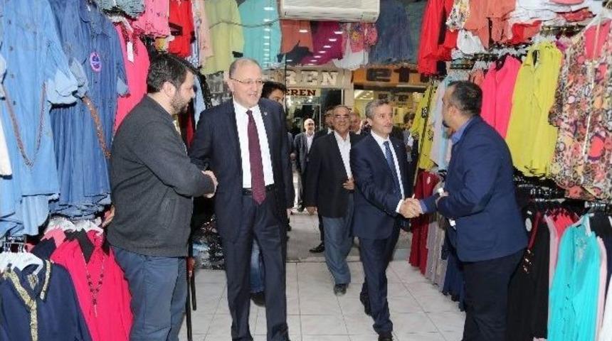 Ko&ccedil;er Ve Karaduman Şahinbey&rsquo;de Esnafı Ziyaret Etti