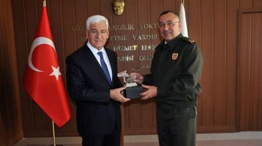 Jandarma B&ouml;lge Komutanı Alpar&rsquo;dan Vali Koca&rsquo;ya Ziyaret