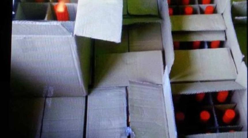 K&ouml;yceğiz'de 163 Şişe Ka&ccedil;ak I&ccedil;ki Ele Ge&ccedil;irildi