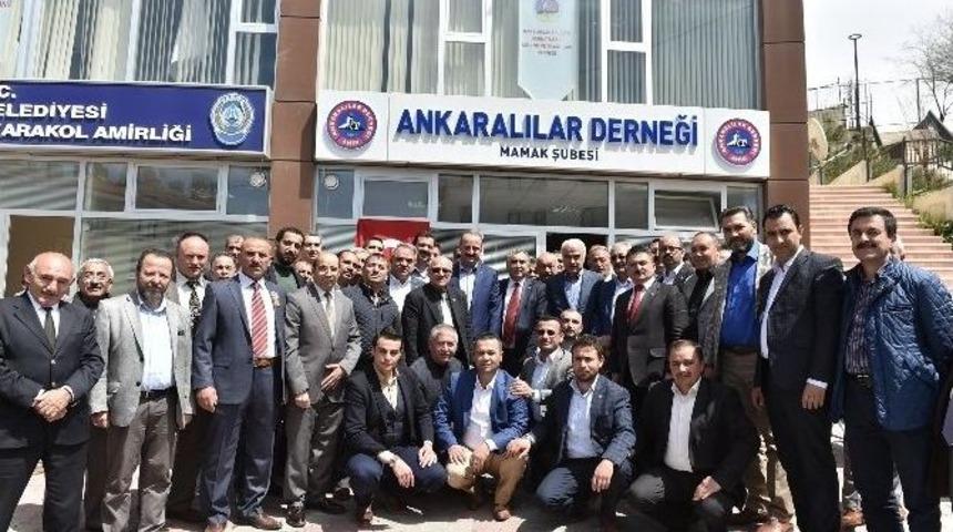 Başkan Akg&uuml;l, Ahid Mamak Şubesi Genel Kuruluna Katıldı