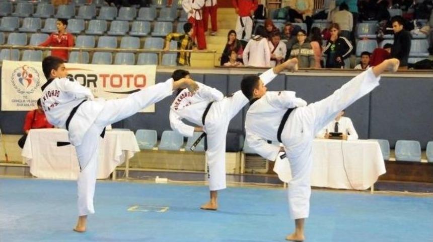 Vanlı Tekvandoculardan T&uuml;rkiye &Uuml;&ccedil;&uuml;nc&uuml;l&uuml;ğ&uuml;