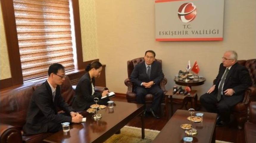 Kore Büyükelçisi Cho’dan Vali Tuna’ya Ziyaret