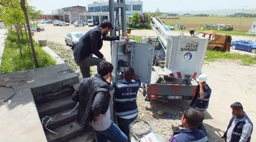 Dicle Edaş, Ek Sanayi Sitesindeki &Ccedil;alışmaları Tamamladı