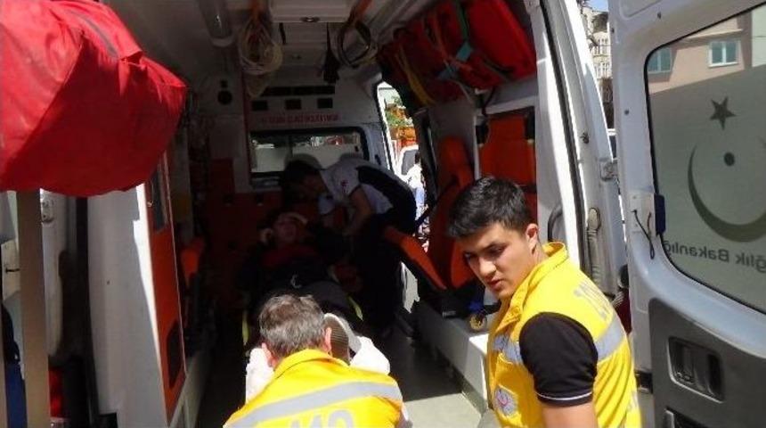 Hamile Kadına Otomobil &Ccedil;arptı