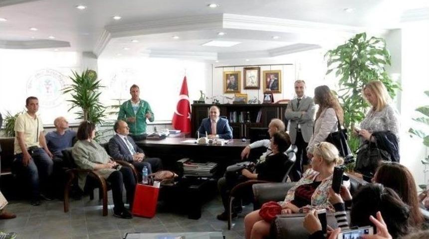 Yabancı &Ouml;ğrencilerden Beyşehir Belediyesi&rsquo;ne Ziyaret