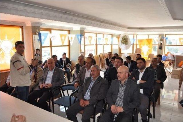 Ak Parti Adayı Samani, Korkuteli’nde Partililerle Bir Araya Geldi