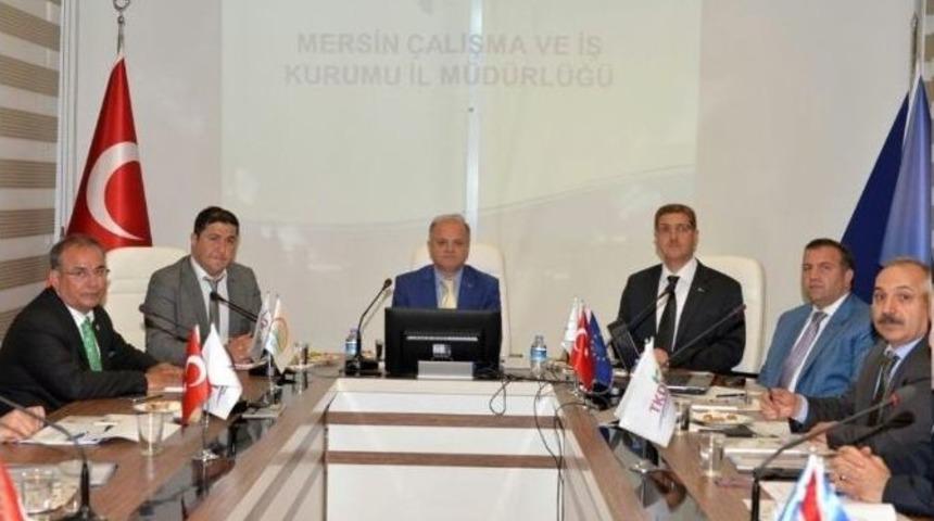 Mersin İstihdam Ve Mesleki Eğitim Kurulu Toplantısı Yapıldı