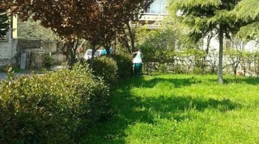 Parklara Onarım &Ccedil;alışmarı Başladı