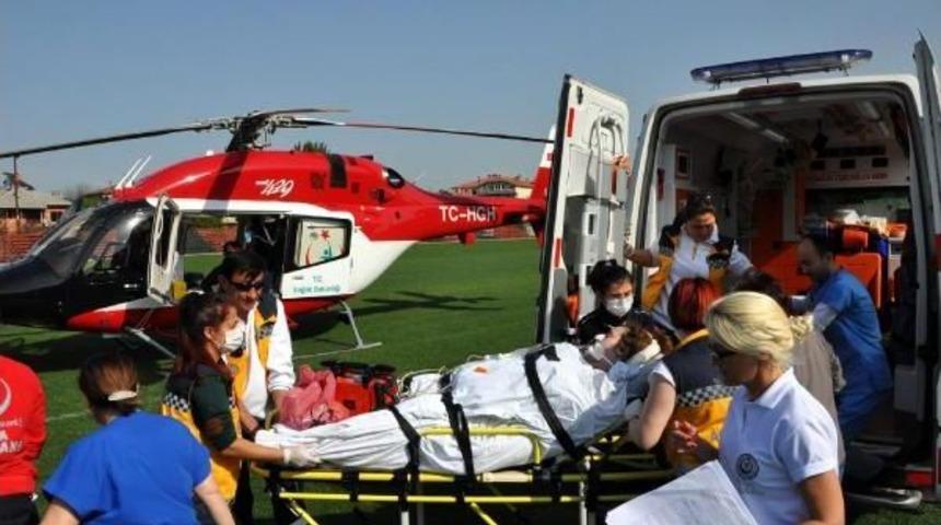 Ambulans Helikopterde Kalbi Duran Hasta Kurtarılamadı