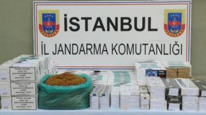 Jandarmadan Ka&ccedil;ak Sigara Operasyonu