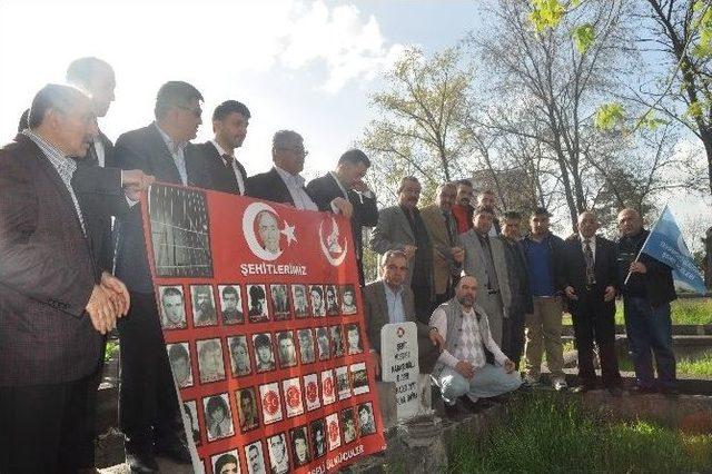 Ülkücü Şehit Maraşlıoğlu Kabri Başında Anıldı