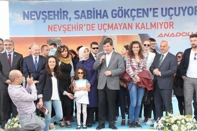 Başbakan Davutoğlu Nevşehir’de Hat Açılış Törenine Katıldı