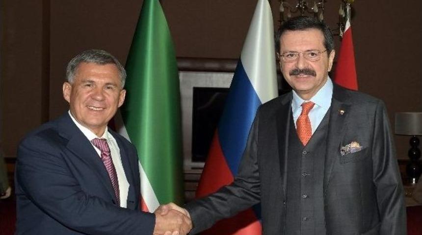 Tataristan İle Ticareti B&uuml;y&uuml;tecek İmzalar Atıldı