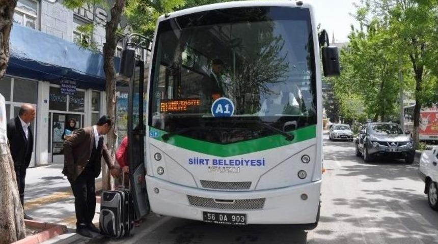 Siirt&rsquo;te 865 Bin 537 Kişi Belediye Halk Otob&uuml;slerini Tercih Etti